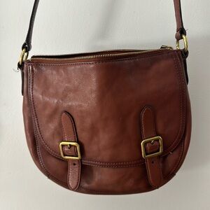 Frye Leather saddle bag